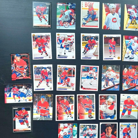 30+ Montréal Canadiens Hockey Cards from the 90's From Various Sets! - Picture 1 of 3